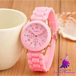 Trendy Silicone Couple Quartz Watches