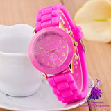 Trendy Silicone Couple Quartz Watches