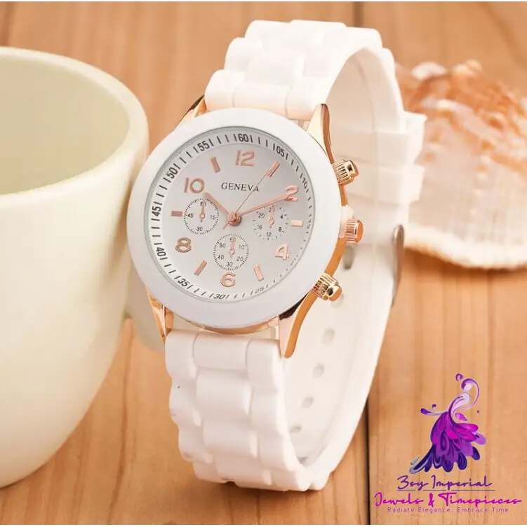 Trendy Silicone Couple Quartz Watches