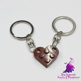 Heart Key Chain Couples