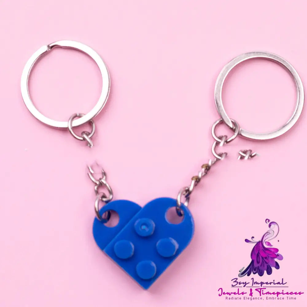 Heart Key Chain Couples