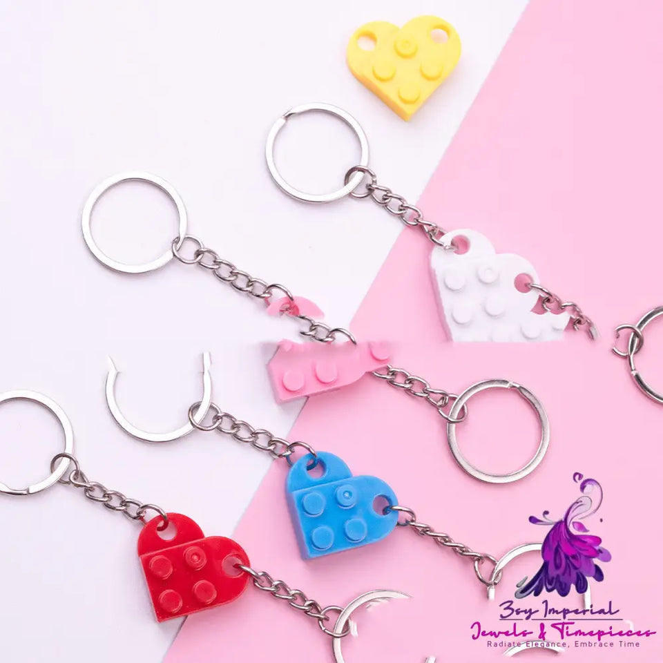 Heart Key Chain Couples