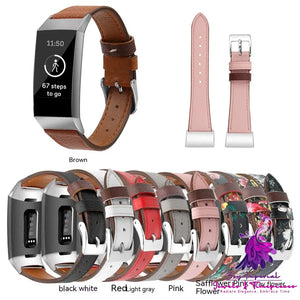 Fitbit Charge34 Leather Strap
