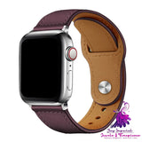 Pure Color Cowhide Watch Strap