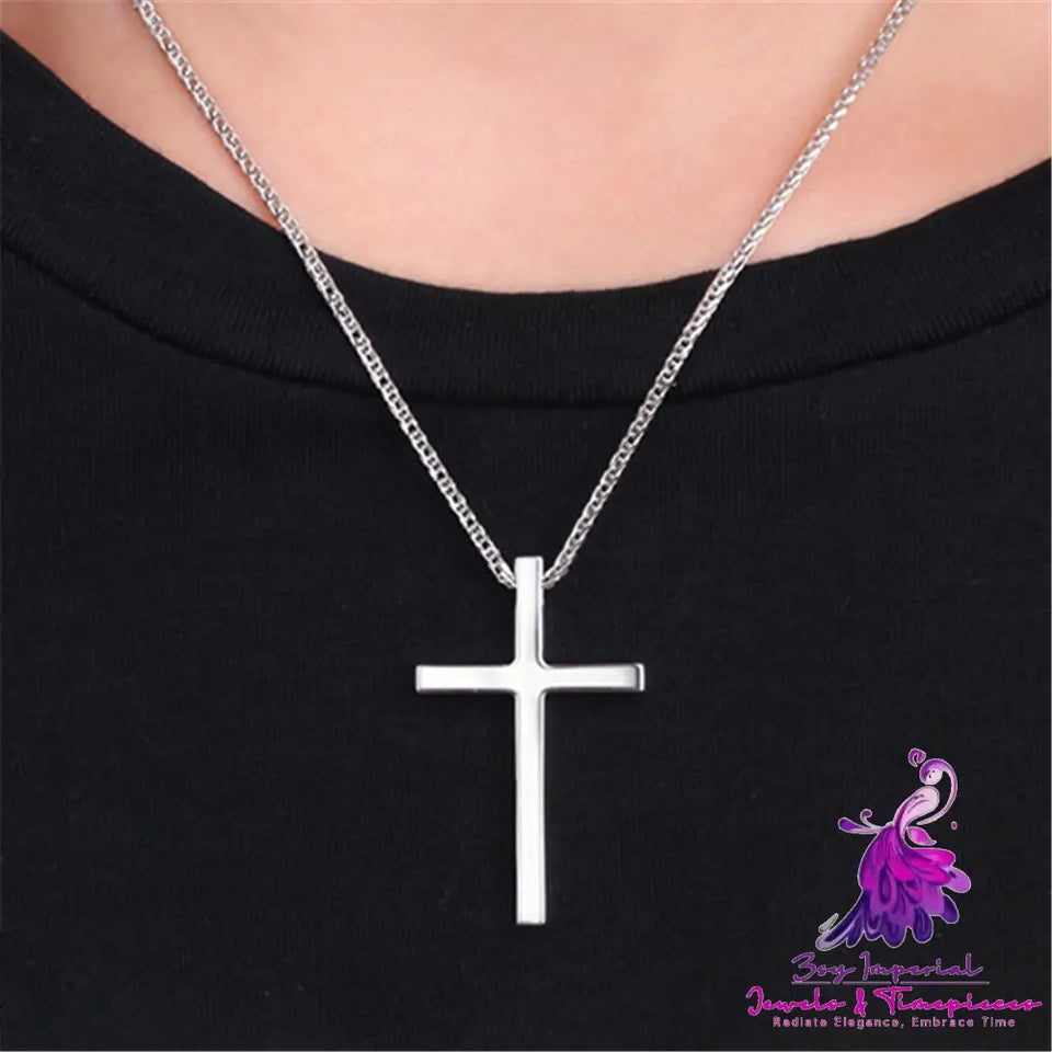 Fashion Creative Cross Couple Necklace