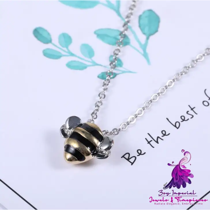 Cute Bee Personality Necklace