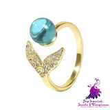 Creative Ocean Mermaid Tail Ring