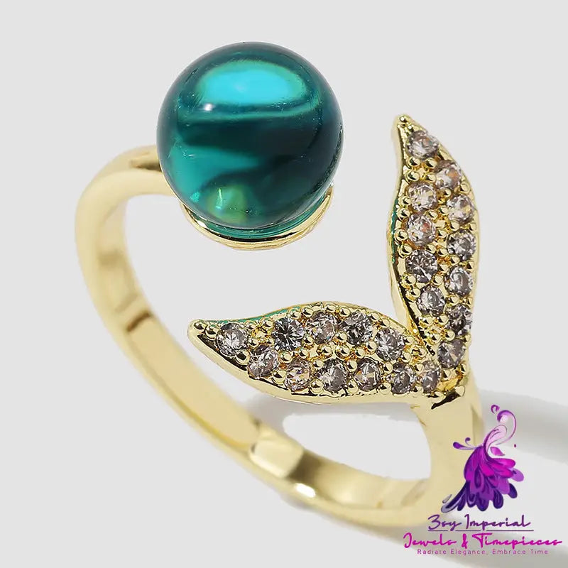 Creative Ocean Mermaid Tail Ring