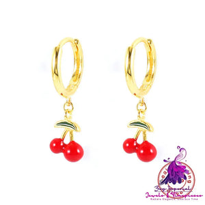 Fruit Drop Oil Earrings