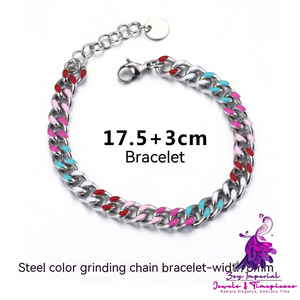 Creative Epoxy Titanium Steel Chain