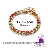 Creative Epoxy Titanium Steel Chain