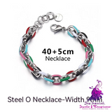 Creative Epoxy Titanium Steel Chain