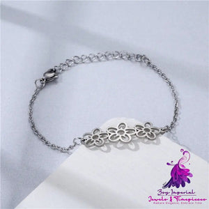 Creative Glossy Stainless Steel Marine Wind Bracelet