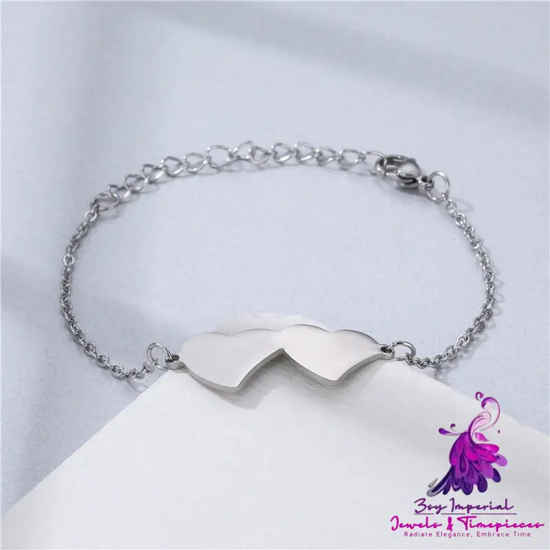 Creative Glossy Stainless Steel Marine Wind Bracelet