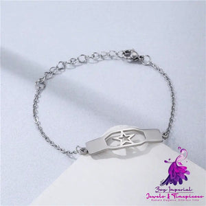 Creative Glossy Stainless Steel Marine Wind Bracelet