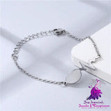 Creative Glossy Stainless Steel Marine Wind Bracelet