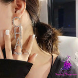 Creative Asymmetric Letter Earrings