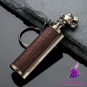 Metal Lighter Wild Fire Keychain