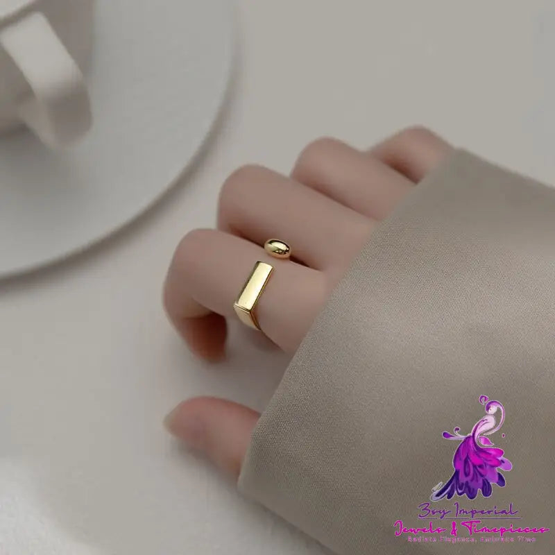 Creative Letters Titanium Steel Ring For Women