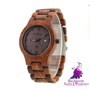 Ultra-Thin Wood Men’s Quartz Watch