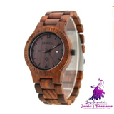 Ultra-Thin Wood Men’s Quartz Watch