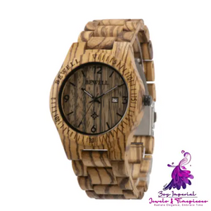 Ultra-Thin Wood Men’s Quartz Watch