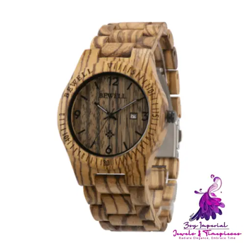 Ultra-Thin Wood Men’s Quartz Watch