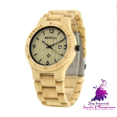 Ultra-Thin Wood Men’s Quartz Watch