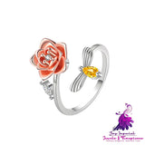 Creative Rotating Flower Ring