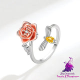 Creative Rotating Flower Ring