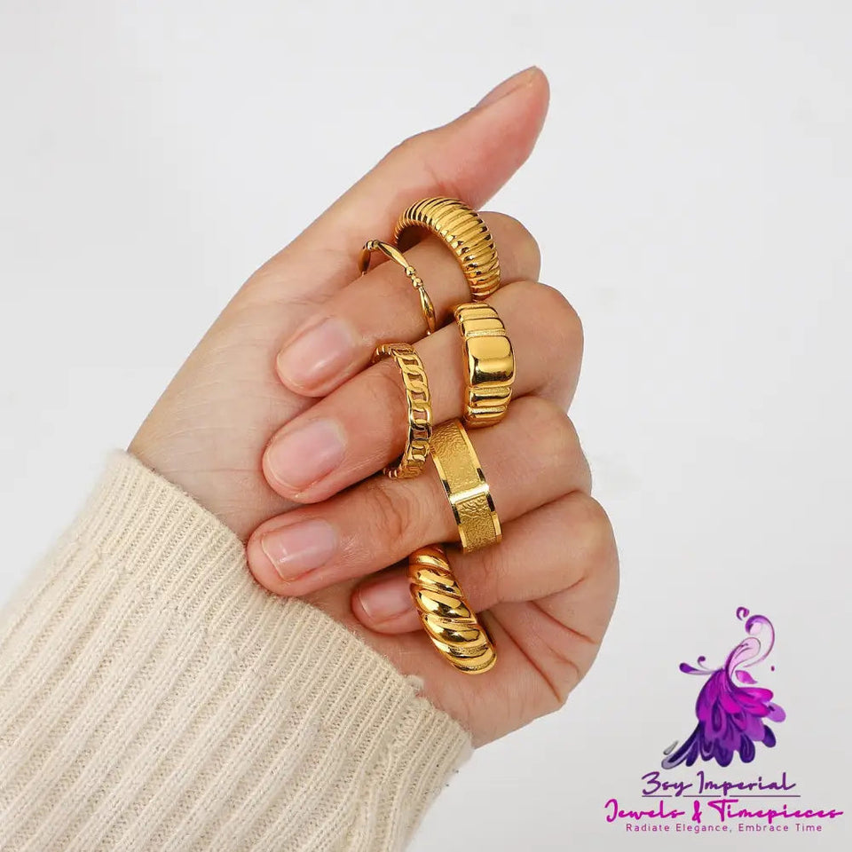 French Jewelry Style Croissant Ring For Women