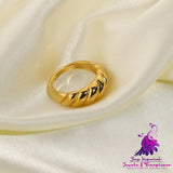 French Jewelry Style Croissant Ring For Women