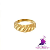 French Jewelry Style Croissant Ring For Women