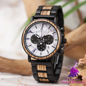 Literary Young Men’s Wooden Watch
