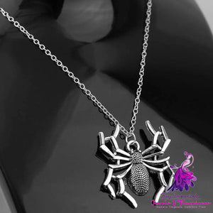 Cross-Chain Spider Necklace