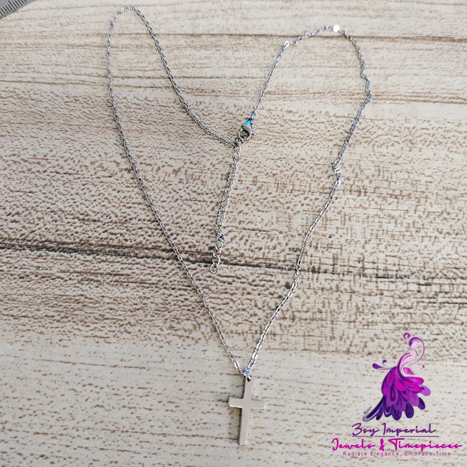 Stainless Steel Cross Necklace