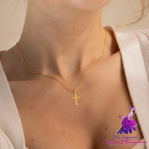 Stainless Steel Cross Necklace