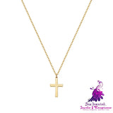 Stainless Steel Cross Necklace