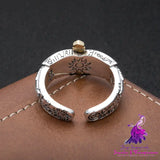 Vintage Cross Wings Ring for Men