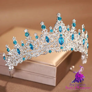 Crown Tiara Alloy Inlaid Rhinestone Crystal