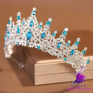 Crown Tiara Alloy Inlaid Rhinestone Crystal