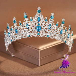 Crown Tiara Alloy Inlaid Rhinestone Crystal