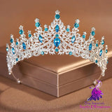 Crown Tiara Alloy Inlaid Rhinestone Crystal