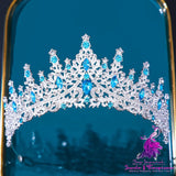 Crown Tiara Alloy Inlaid Rhinestone Crystal