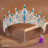 Crown Tiara Alloy Inlaid Rhinestone Crystal