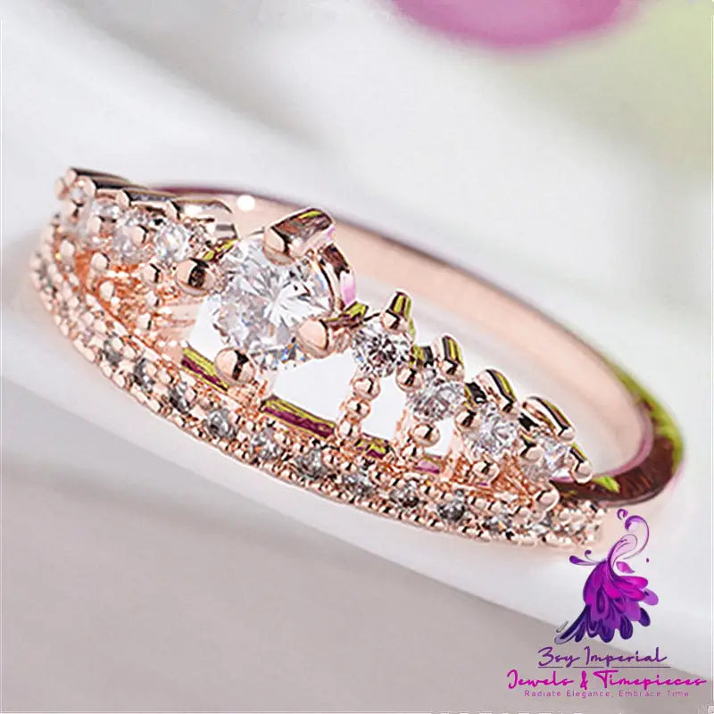 Crown Micro-set Ring