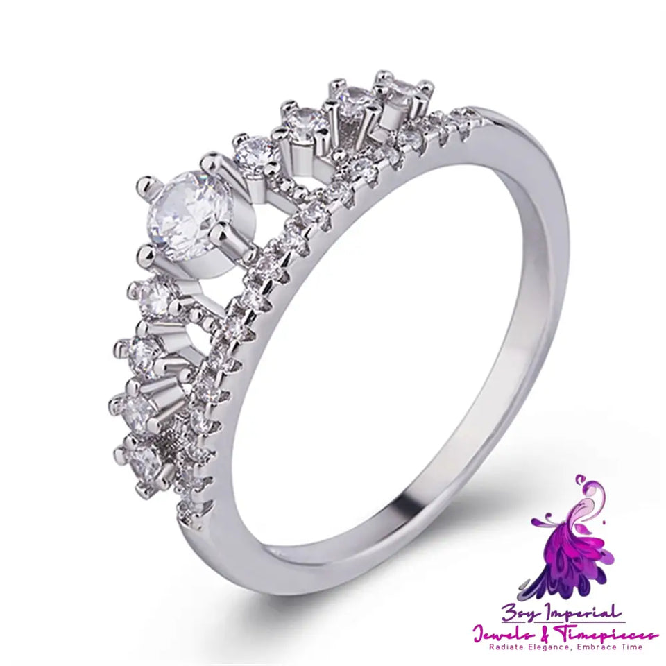 Crown Micro-set Ring