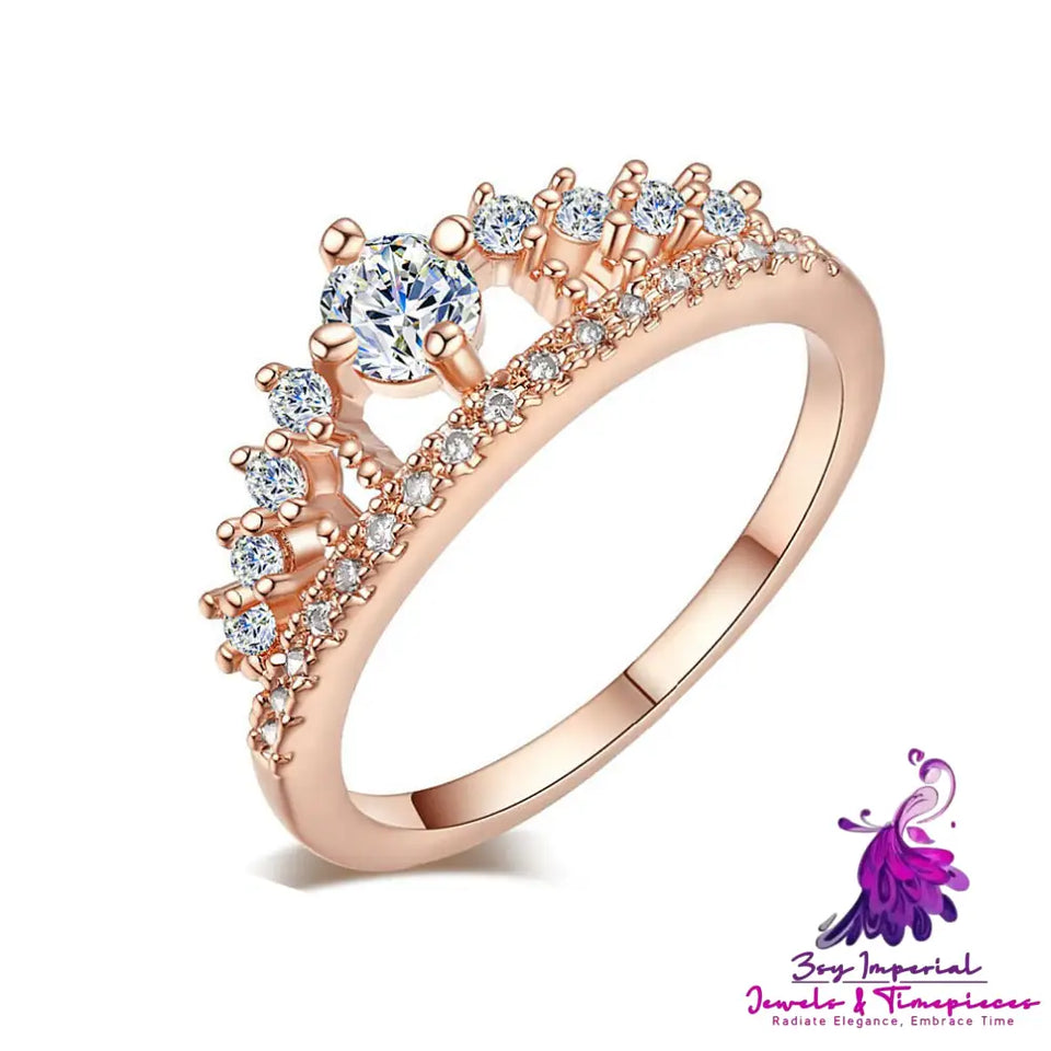 Crown Micro-set Ring