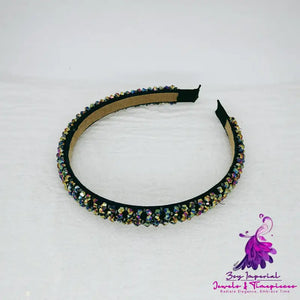 Crystal Beaded Hair Hoop Headwear