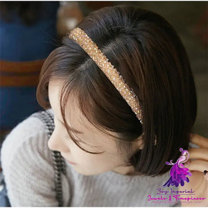 Crystal Beaded Hair Hoop Headwear